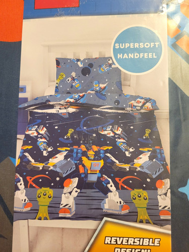 Lego city space - single, duvet