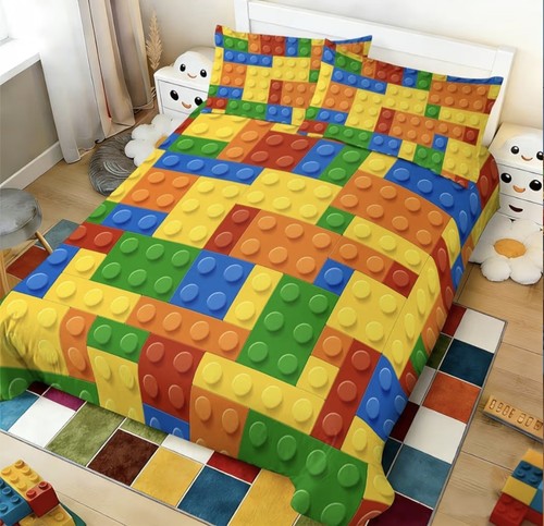 Single lego quilt - quilt, cover