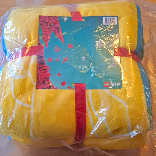 Lego vip striped blanket - lego,