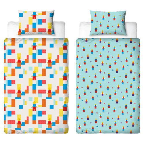Lego single duvet cover set - lego®,