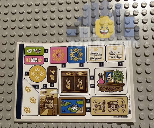 Lego friends sticker sheet - lego,