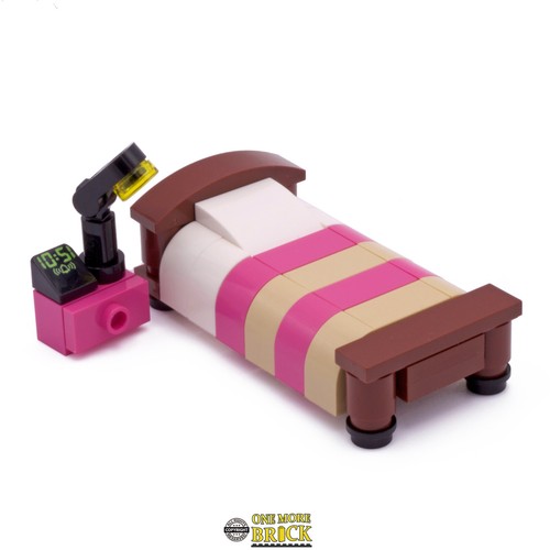 Single bed pink bedroom - bed,